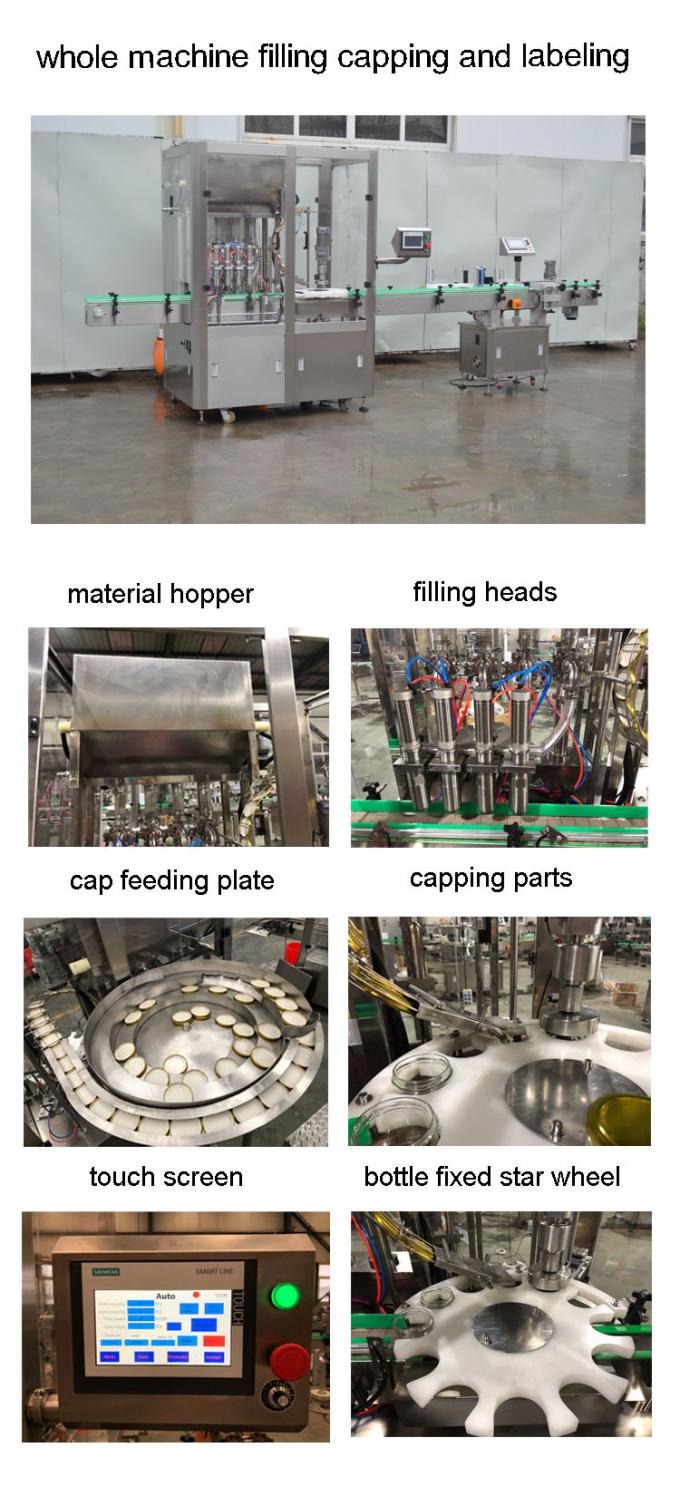 6 Heads Automatic Jam Filling Machine SS304