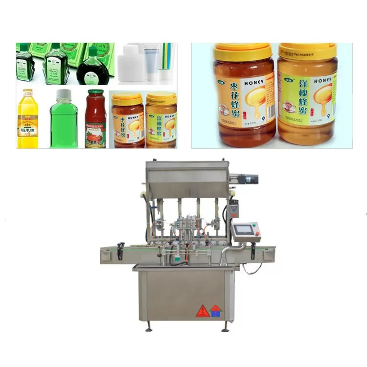 750 Kg 5 KW Sauce Paste Bottle Filling Machine