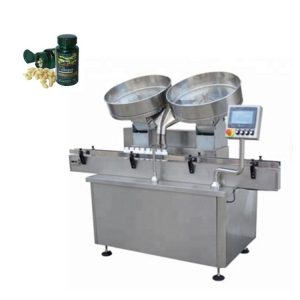 Automatic stainless steel pill capsule tablets counting filling machine