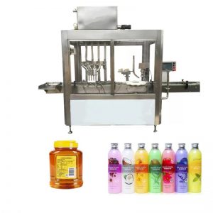 Color Touch Screen Oil Bottle Filling Machine