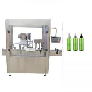 Cosmetic Filling Machine Color Touch Screen Founded