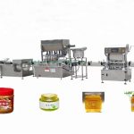 10-35 bottles/min Ketchup Filling Machine , GMP Standard Jar Filling Machine