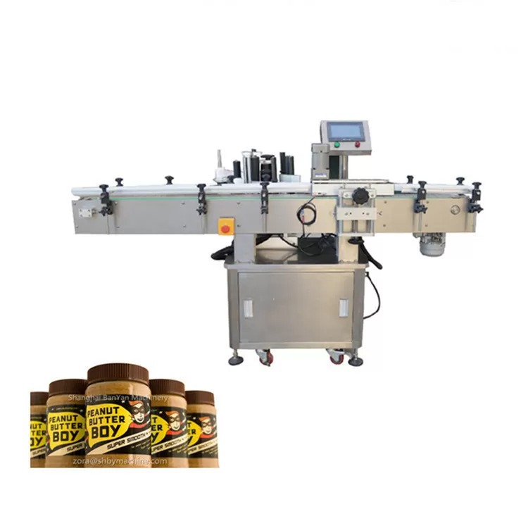 High Accuracy Adhesive Bottle Sticker Labeling Machine
