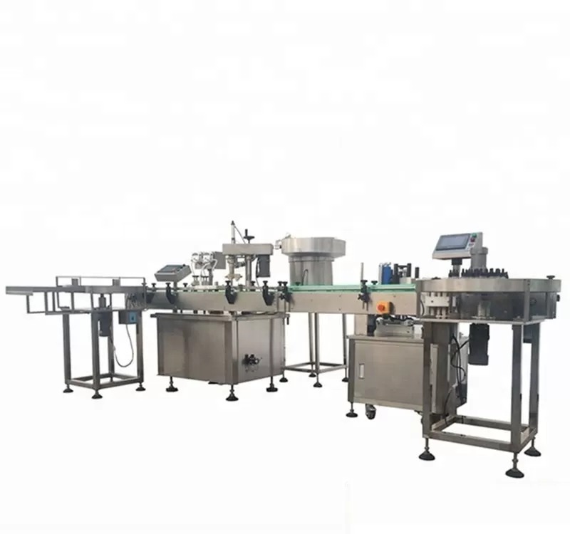 High Capacity Automatic Bottle Filling And Capping Machine