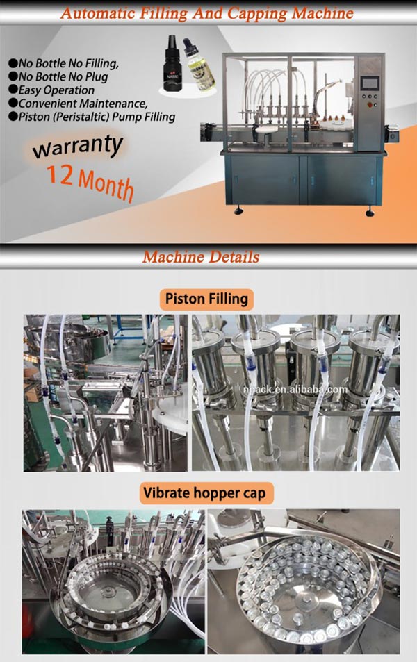 High Speed Automatic Monoblock Rotary Eye Drop Liquid Filling Machine