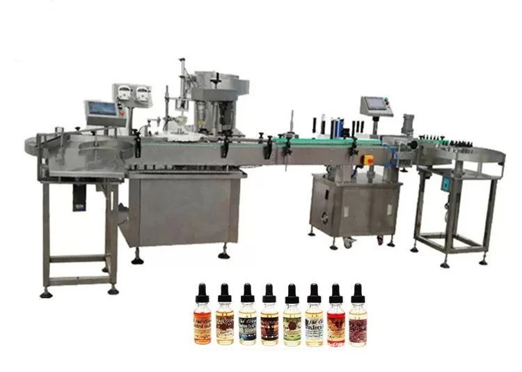 PLC Control Electronic Liquid Filling Machine For Glass Dropper