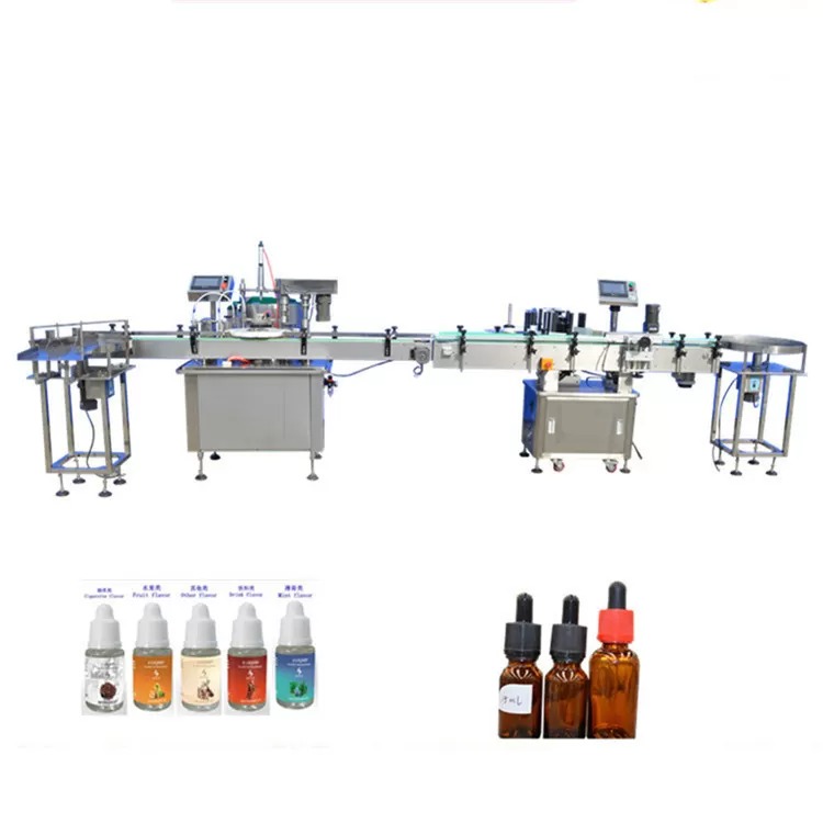 Perfume Filling Machine For Dropper Glass Bottles