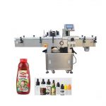 Round Products Packaging And Labeling Machine , PLC Control Adhesive Labeling Machine