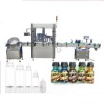 Servo Motor Dropper Bottle Filling Machine , Touch Screen Control Perfume Capping Machine