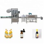 Sleeve Shrinking Bottle Labeling Machine With Touch Screen Operate Control