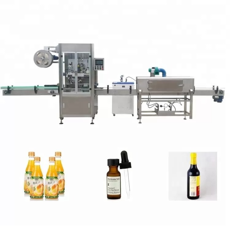 Sleeve Shrinking Bottle Labeling Machine