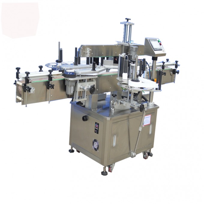 Square Bottle Front And Back Labeling Machine