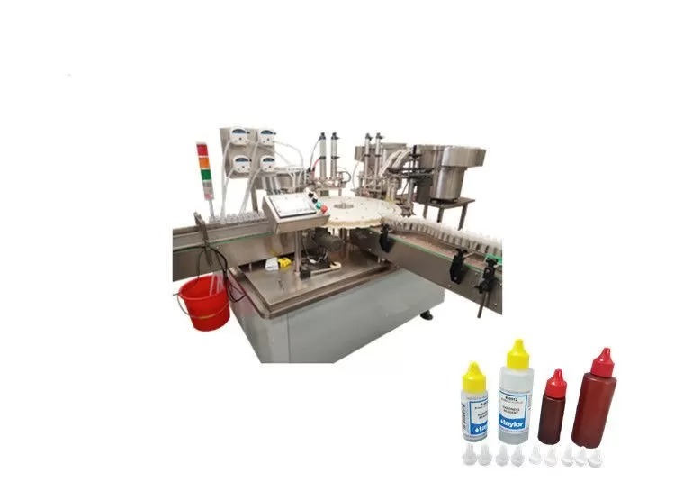 Touch Screen Liquid Vial Filling Machine