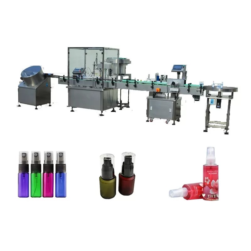 Touch Screen Perfume Filling Machine