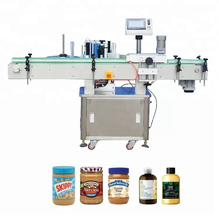 Vertical Self - Adhesive Bottle Labeling Machine For Medicine