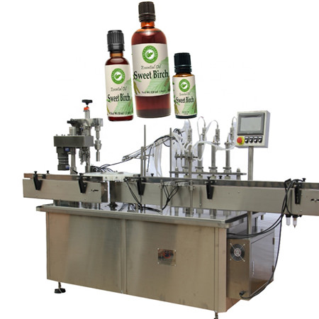 Economical Small Volume Magnetic Gear Pump Liquid Filling Machine For Juice Oil E Liquid 2-100Ml