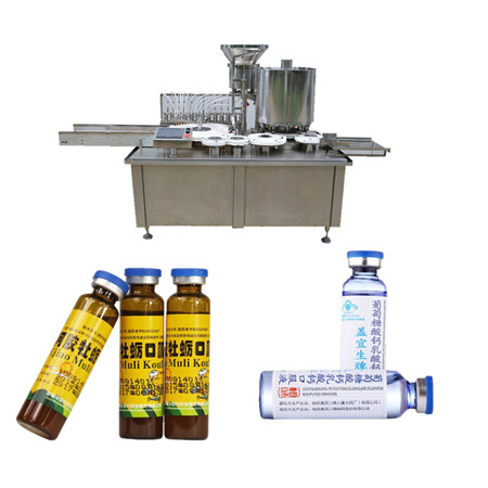 Hot sale vial filling machine with rubber stopper,automatic bottle washing filling capping machine