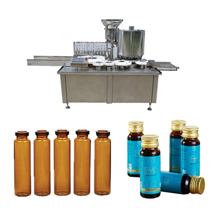 Automatic oral solution liquid filling machine line alcohol glass bottle vial bottle filling and capping machine 4000BPH