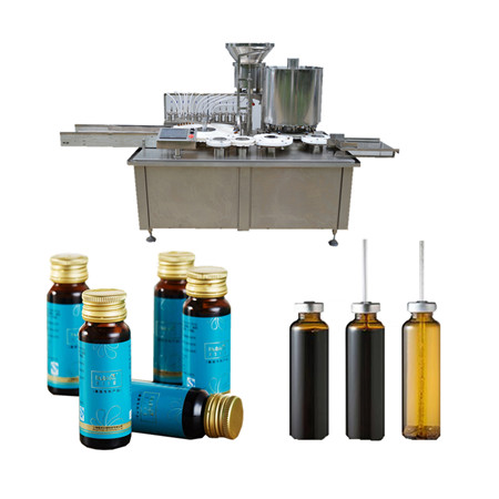Automatic pomade 5-30ml dropper bottle filling capping labeling production line