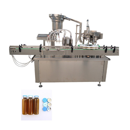 hand sanitizer bottle filling capping labeling machine