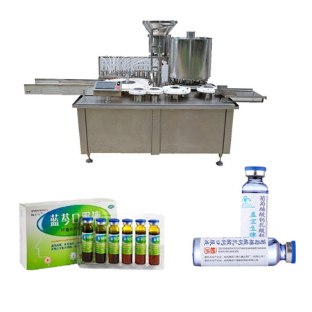 Fully automatic vials liquid filling stoppering capping machine vials filling machine