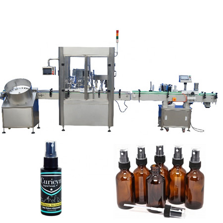 spray 30ml bottle filling and capping machine WITH GMP
