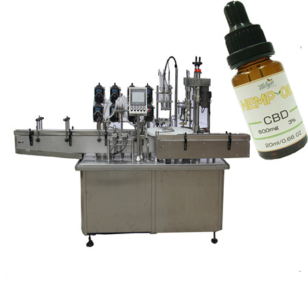 Factory hot sale high viscosity liquid filling machine packing machine for cigarette oil vials with PLC controlled