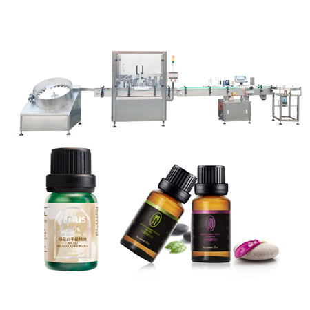 Fully Automatic 10ml 30ml liquid essential oil bottle filling packing machine with plc and touch screen