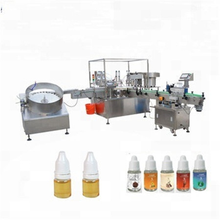 Manufacturer Heating Mini Water Oil Vial Juice Mineral Mixing Filling Machine Line