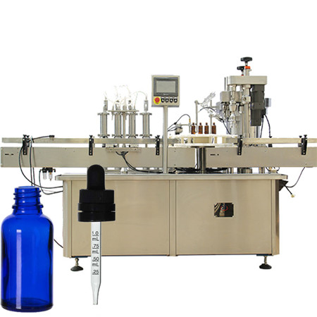 E-Liquid Fat Juice Vape Juice Cigarette Juice Filling Stoppering Capping Machine