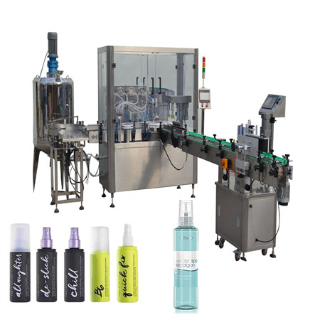 Automatic cosmetic filling machine with vial filling machine 30ml bottle filling machine with 50ml liquid filler