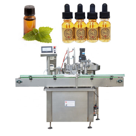 Automatic liquid vial bottle filling machine capping machine with unscrambler