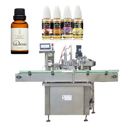 Dession automatic water juice oil bottle filling and packing machine