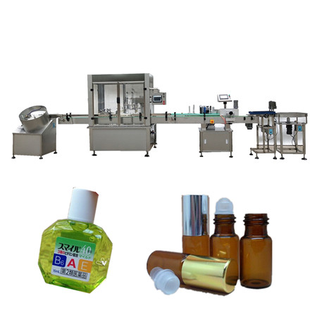 Automatic Essential Oil Bottle Filling and Capping Machine Line