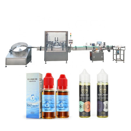 Economical Small Volume Magnetic Gear Pump Liquid Filling Machine For Juice Oil E Liquid 2-100Ml