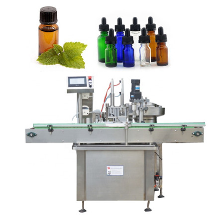 Hot sale manufacturer automatic 30ml vials CBD oil filling capping machine for factory