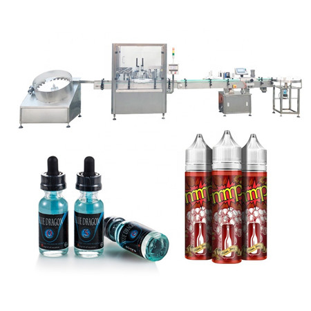 Small juice liquid cosmetic filling machine