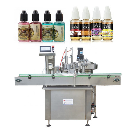 Fully Automatic 10ml 30ml liquid essential oil bottle filling packing machine with plc and touch screen