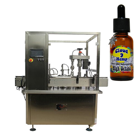Pneumatic liquid bottle filling machine oil filler