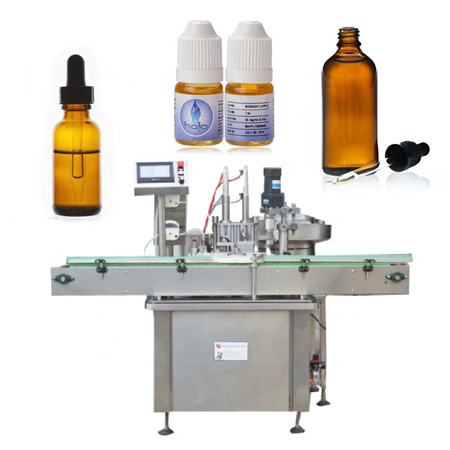 Automatic CBD Oil Tinctures filling capping machine YB-YX4 30ml essential oil dropper bottle filling machine