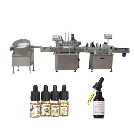 E-liquid Filling Plugging Capping Machine for Small Vial or Bottle Use Smoking Oil