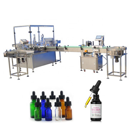 JB-YG4 Juice liquid filling production line 250ml 500ml beverage plastic bottle filling and capping machine