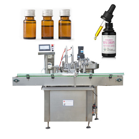 piston pump10ml round bottle eliquid filling capping machine