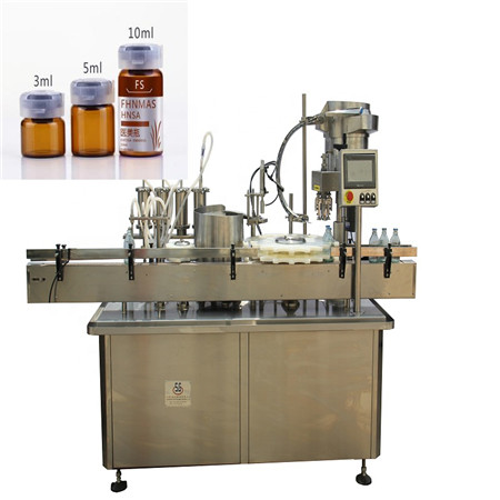 Monoblock filling machine YB-PX4 Automatic 4 heads Rinsing filling and capping machines for perfume spray filling line