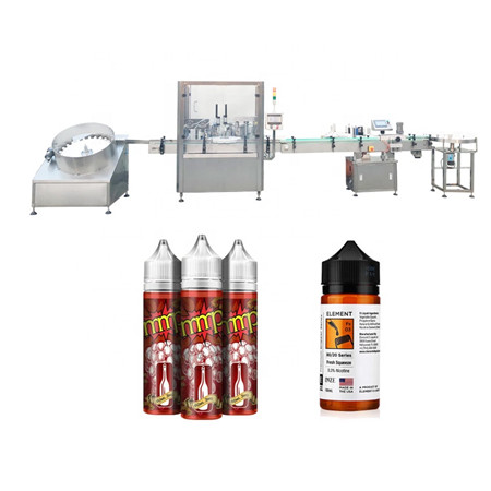 Small bottle filler 160 electric CNC liquid filling machine