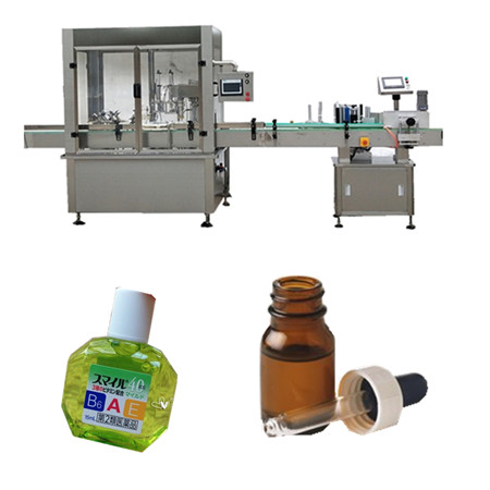 Automatic Dropper bottle essential oil cbd oil e liquid filling machine