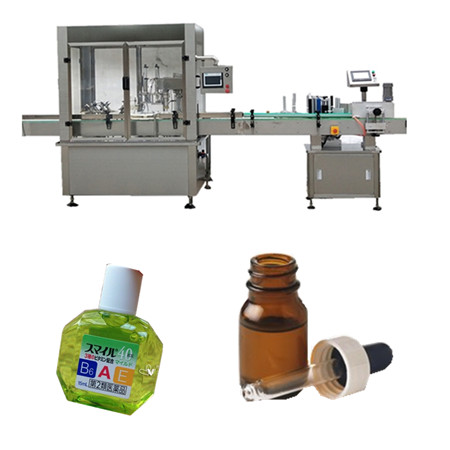 Automatic 10ml 60ml 120ml chubby gorilla bottle eliquid ejuice filling capping machine