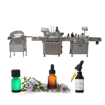 Automatic 10ml 15ml Little Bottle Essential Oil Beard Oil Filling Machine For Plastic Vial