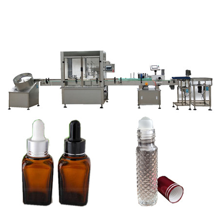 Small automatic perfume cosmetic essential oil glass bottle filling machine