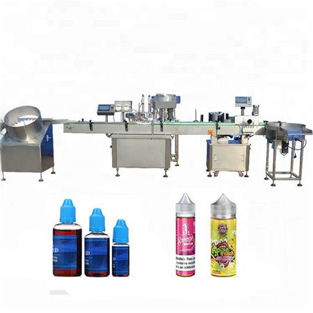 15ML 30ML Automatic CBD E-Liquid Filler Essential Oil Dropper Bottle Filling And Capping Machine